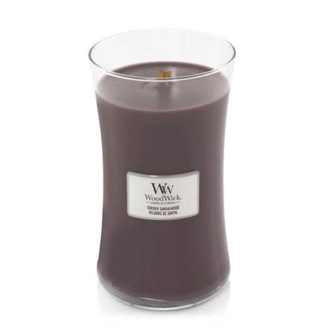 WoodWick Sueded Sandalwood Large Hourglass Candle